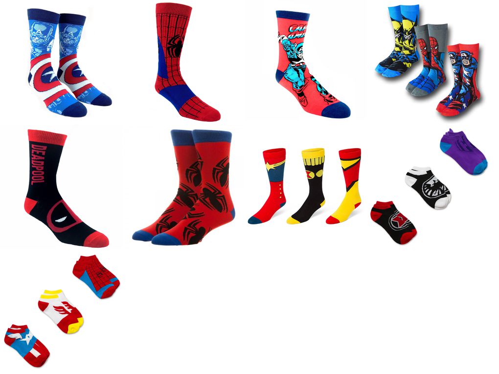 marvel socks